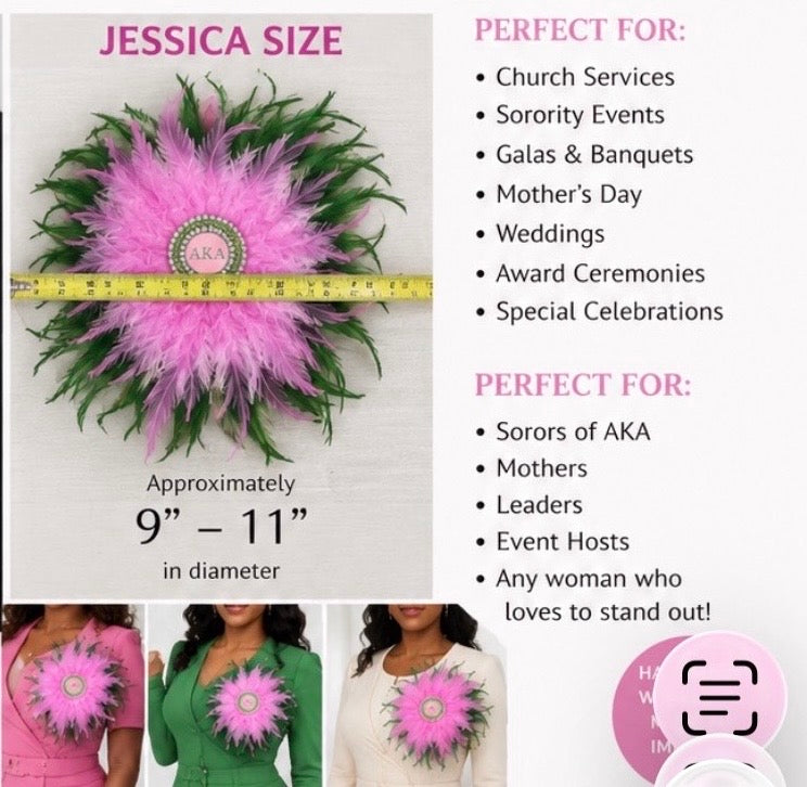 Large AKA corsage