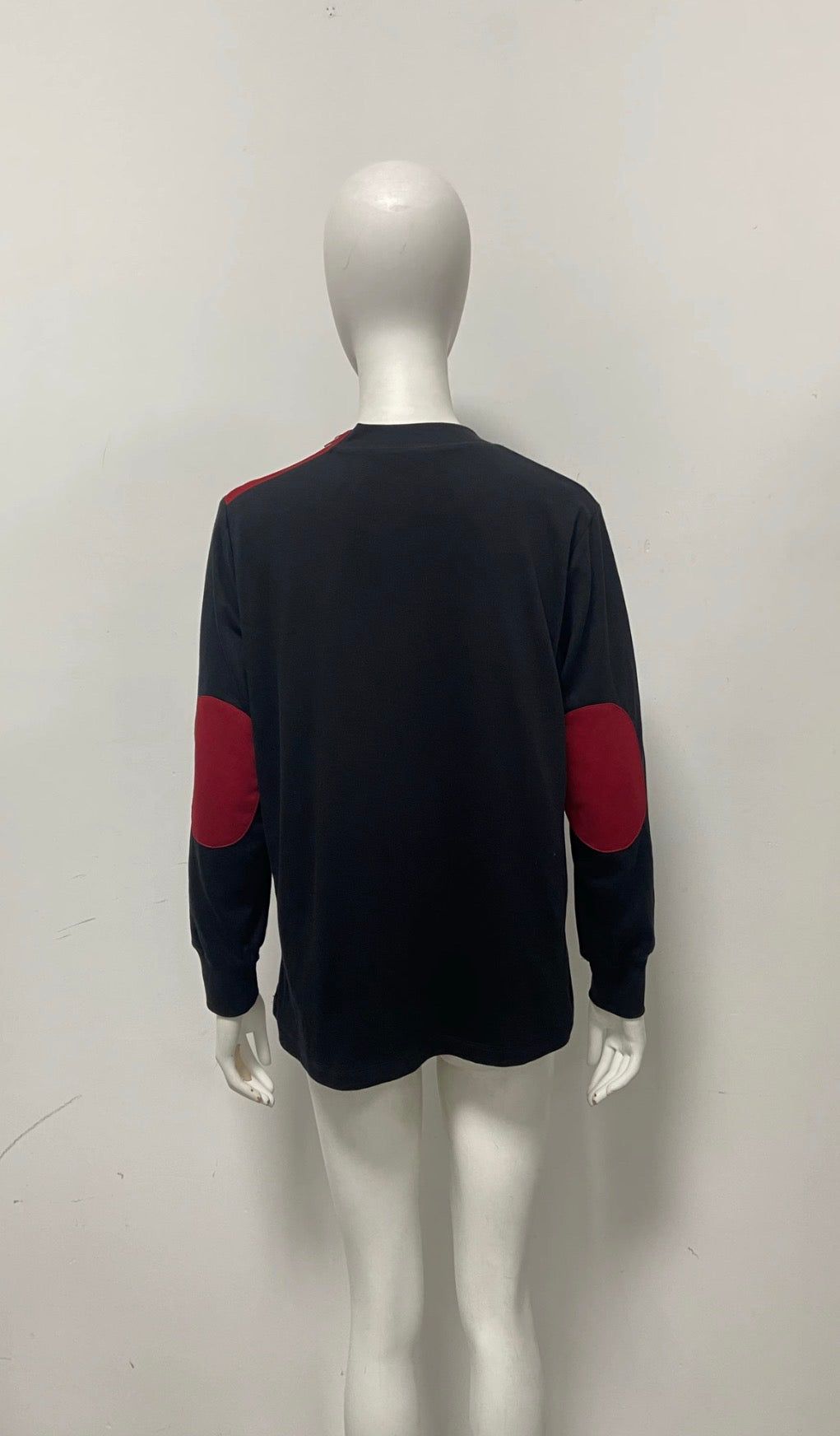 PRE-ORDER THE CRIMSON COMMAND
Ribbed Shirt with Suede Shoulder and Elbow Patches