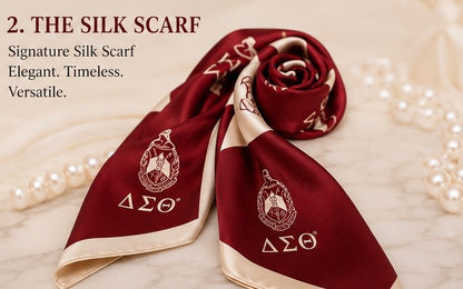 Crimson scarf