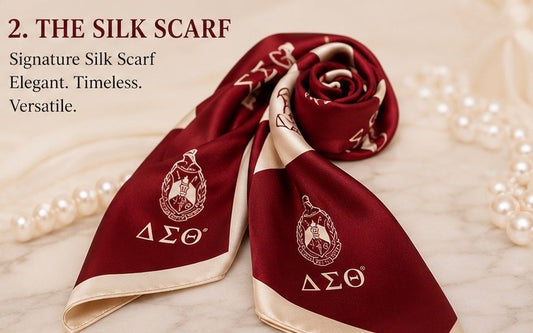 Crimson scarf