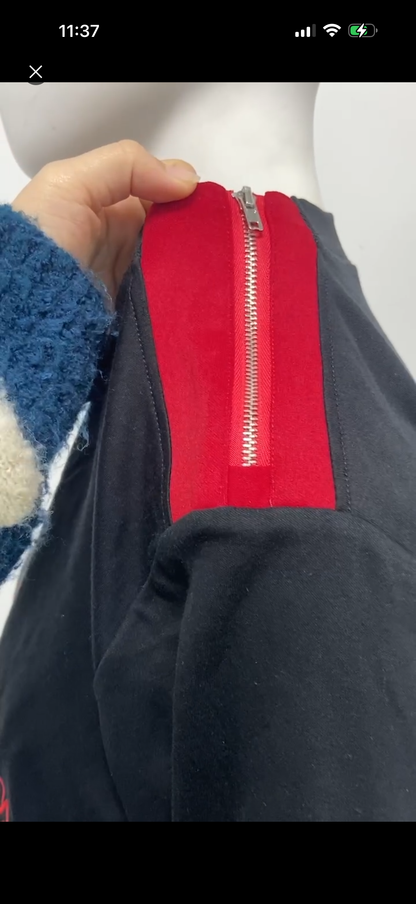 PRE-ORDER THE CRIMSON COMMAND
Ribbed Shirt with Suede Shoulder and Elbow Patches