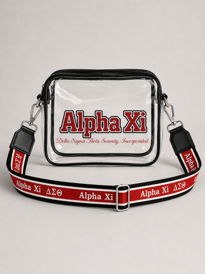 Xtra Large Alpha Xi/ Gamma Chi-stadium bag