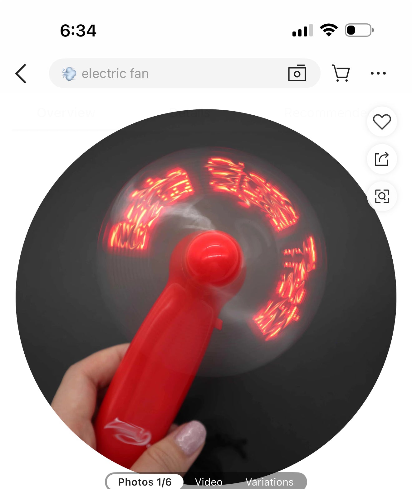 Delta Sigma Theta LED Fan