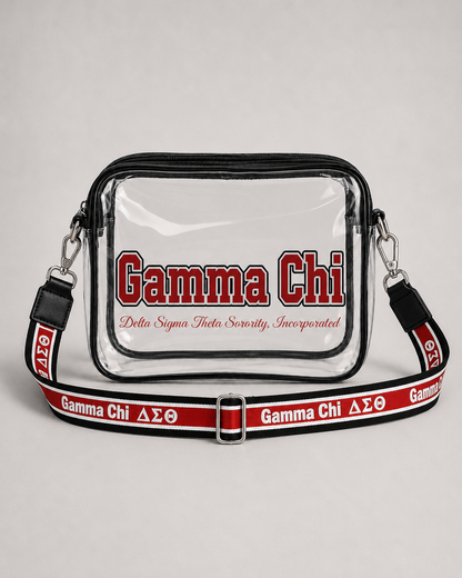Xtra Large Alpha Xi/ Gamma Chi-stadium bag