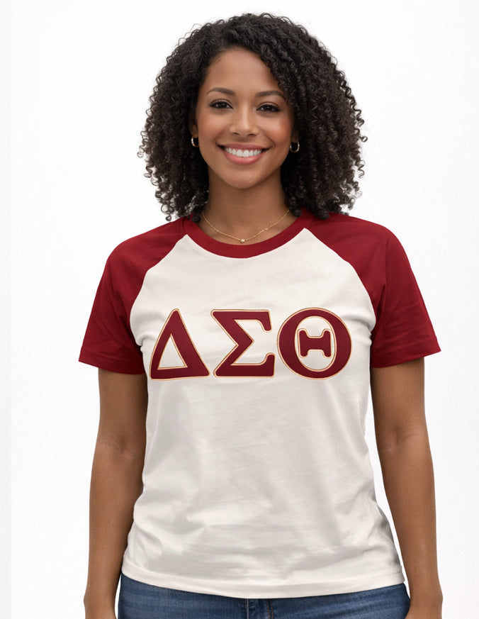 T-shirt Crimson and Cream