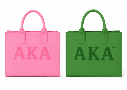 AKA Signature Felt Tote