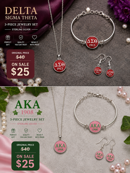 3-Piece Stainless Steel Jewelry Set